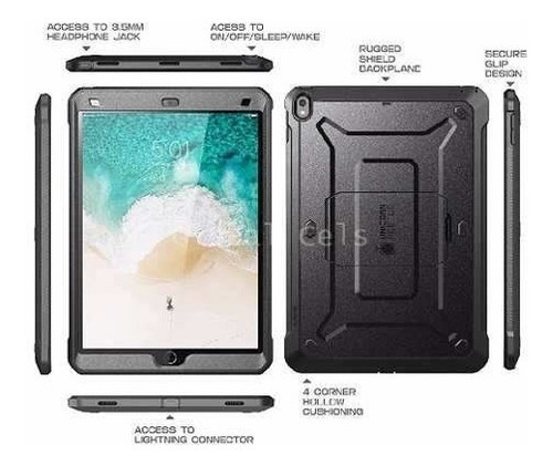 Case iPad 9.7 2017 Pro 10.5 Tab S3 Supcase Protector Usa 360