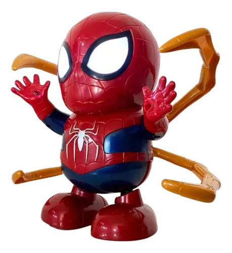 Muñeco Spiderman Bailarín Hero Dance Con Movimiento A Pila