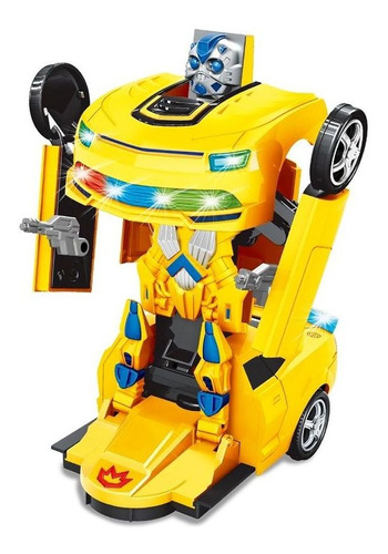 Boneco Carro Robô Warriors Transformers 16cm- Zoop Toys 