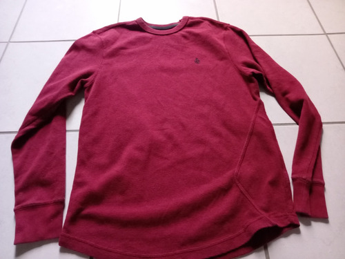 Sudadera Volcomm Grande Slim Tono Vino (Usado)