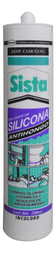 Silicona Tubo Sista Dow Corning Transparente Antihongos 280