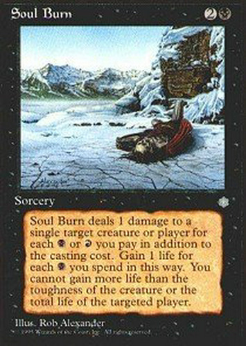 Magic The Gathering Soul Burn Ice Age