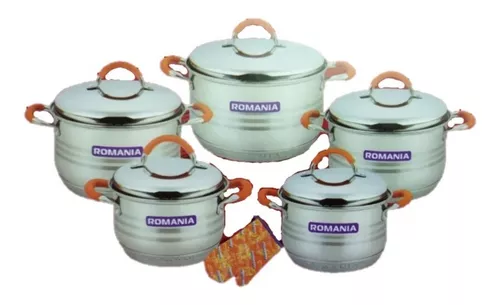 4pcs Juego De Ollas De Acero Inoxidable Cacerola Olla De - Temu