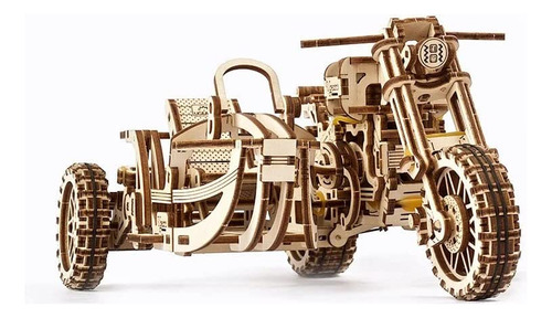 Rompecabezas 3d De Motocicleta Con Sidecar Ugr10 Kits ...