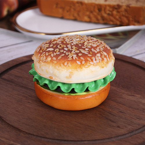 Comida Artificial Modelo Hamburguesa Simulada Con Hot Dog