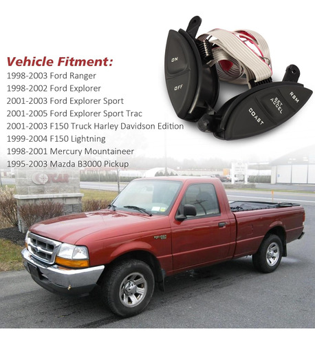 Botones De Crucero Multifunción Para Ford Ranger 1998-2003