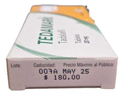 Tedamark, Tadalafil 1 Tableta 20mg