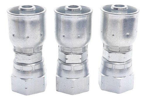 Lot Of 3 Danfoss Fj3094-0808s Crimp Fitting, 3/4 Fe Ccs