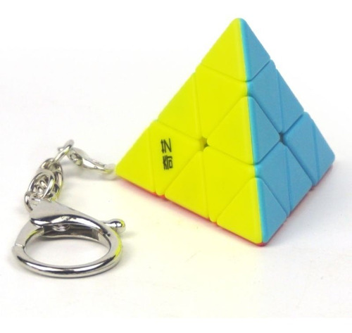 Piraminx Qiyi 4,5 Cm Pyraminx Llavero Excelente Giro Nuevos