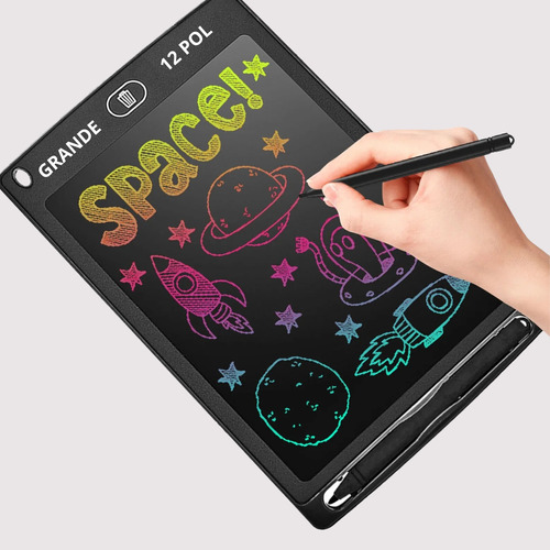 Lousa Mágica Tablet Brinquedo Infantil Desenhar Escrever Lcd