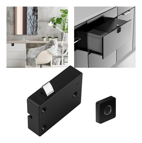 D Cerradura De Cajón De Muebles Recargable Usb Sin Llave