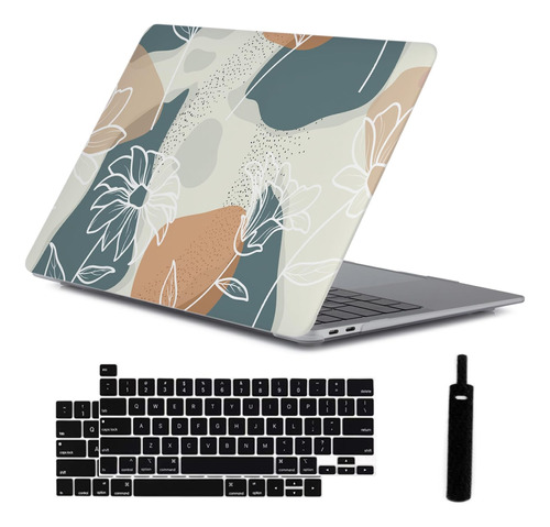 Funda Lanbailan Para Macbook Pro 13 M2 + C/teclado Abs Flo