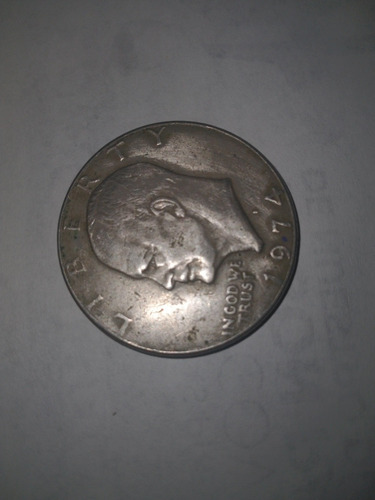 Moneda De Un Dólar Del Año De 1974