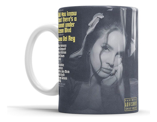 Taza Cerámica Lana Del Rey Did You Know Theres A Tunnel