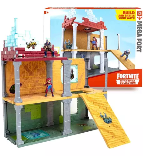 Fortnite Battle Royale Collection Mega Fort Display Set & 2 Figures: Blue  Squire, Tricera Ops Buy on