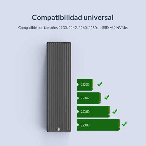 Case Cofre Disco Ssd M.2 Nvme Orico Usb 3.1 Usb 3.0
