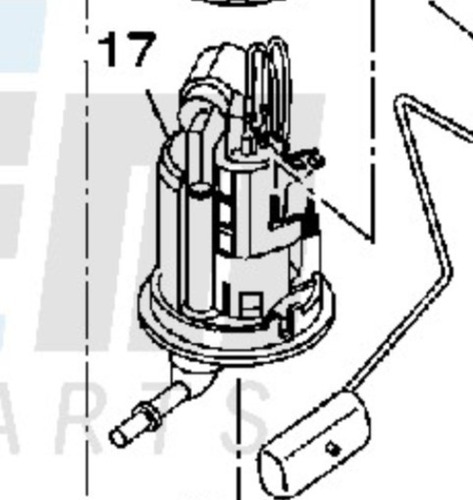 Conjunto De Bomba De Combustible 2007-2009 Ybr250