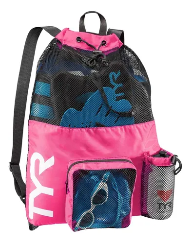 Mochila Red Para Natacion Negra Tyr Big Mesh Mummy Rosa Cuotas