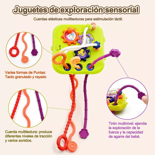 Cubo De Actividades 7 En 1 Juego De Enseñanza Para Bebés Color Blanco