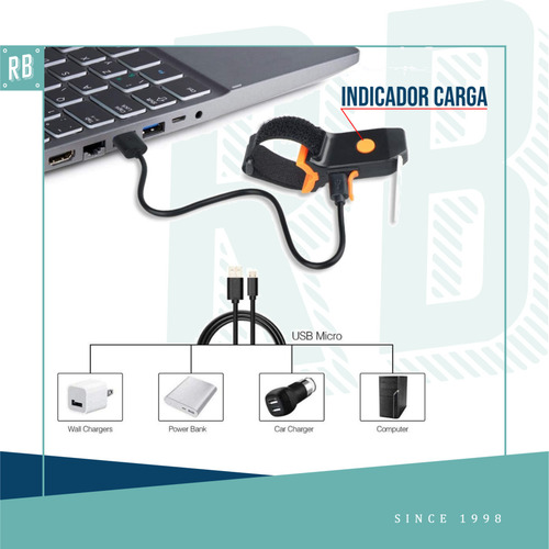 Luz Trasera Bicicleta Kawi Jy-6094 Usb 3 Func. Hexagono Color Rojo