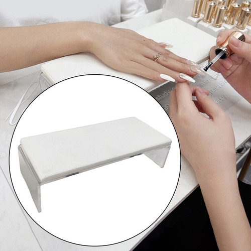 Manicura Uñas Soporte Pu Cojín Acrílico Marco, Ahorro De Esp