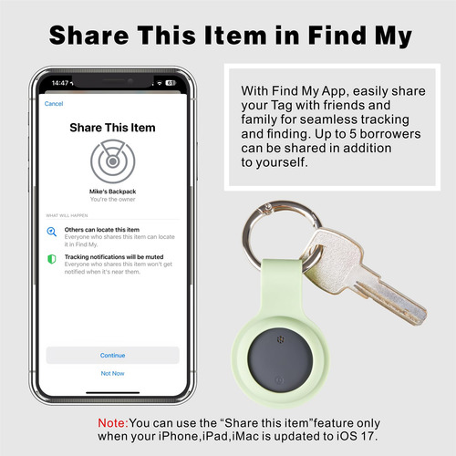 Localizador De Artículos Reyke Smart Tag Air Tracker, Paquet