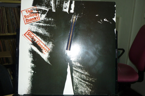 The Rolling Stones Sticky Fingers Vinilo Ingles Zipper 1997