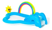 Comprar Pileta Playcenter Inflable Bestway Arcoiris Tobogan