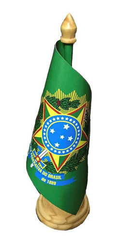 Bandeira De Mesa Do Brasão Da República Federativa Do Brasil