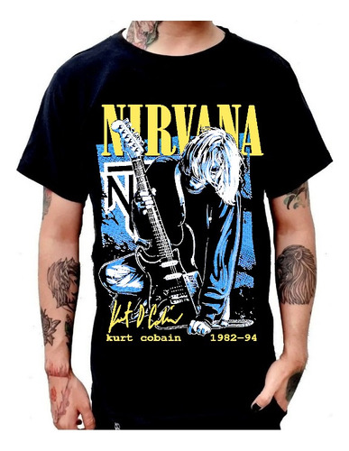 Playera Nirvana Grunge Banda Rock