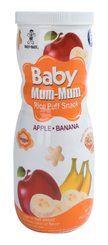 Cereal De Arroz Baby Puff Manzana & Platano 50g