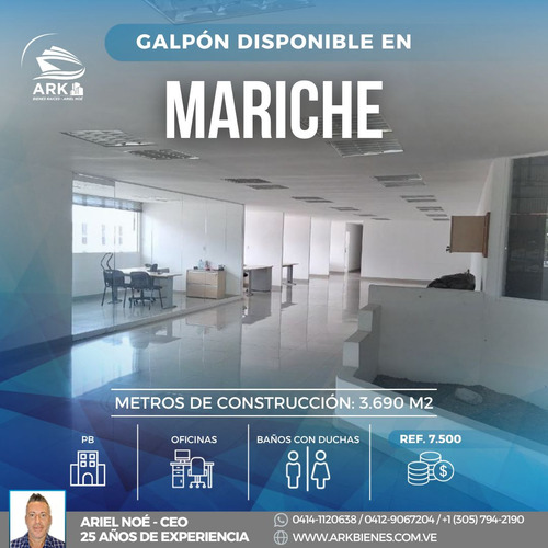 (#1161) Galpón De 3.690 M2 Mariche