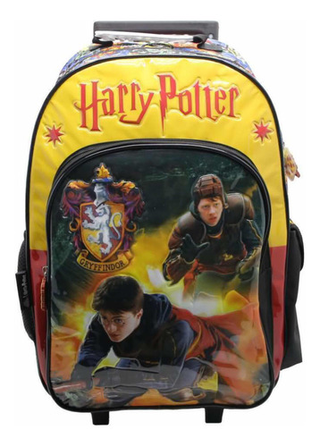 Mochila Con Carro Harry Potter Hp241 Cresko 18 Pulgadas