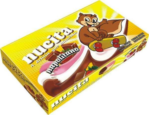 Chocolate Nucita Napolitano Caixa C/ 48 Unidades