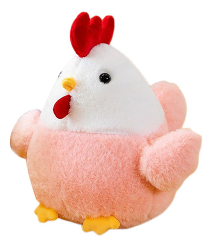 Brinquedo De Pelúcia Bonito Galo Desenho Rosa 20cm Rosa