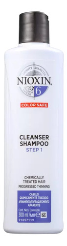 Shampoo Limpiador Sistema 6 Nioxin 300 Ml