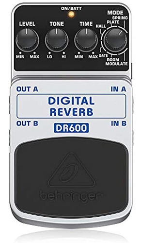 Behringer Dr600 Reverb Digital Estéreo Digital Efecto De Ped