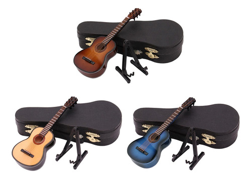 Modelo De Guitarra Con Soporte Y Estuche Niños Niñas