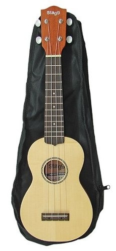 Ukelele Stagg Soprano Us 60 S Con Funda Gran Calidad Envios