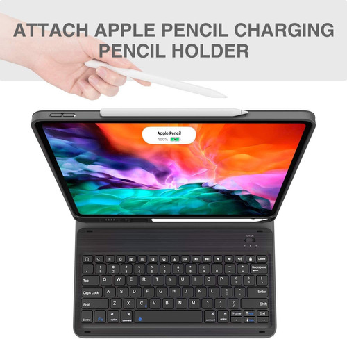 Chesona Funda Para iPad Pro De 12,9 Pulgadas 2022 Con Teclad