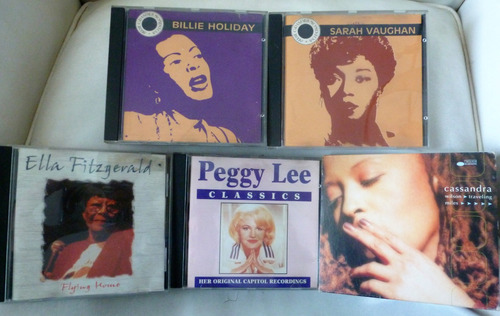 Lote De 5 Cds De Cantantes De Jazz Fitzgerald Holiday (v1)