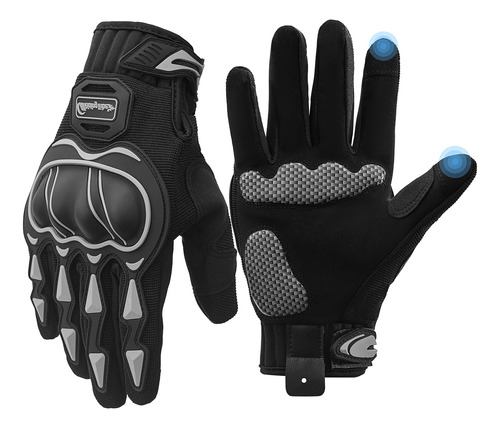 Guantes Protección  Pantalla Táctil De Dedo  Motocicleta 