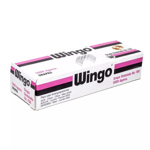 Grapas Corrugadas Wingo 700 Originales (caja/5000 Unidades)