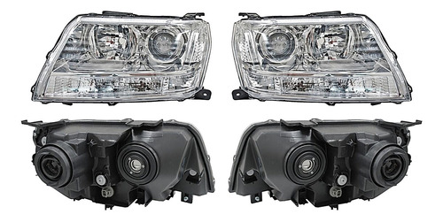 Set Faros C/cuarto Blanco Fondo Crom Grand Vitara 09/17