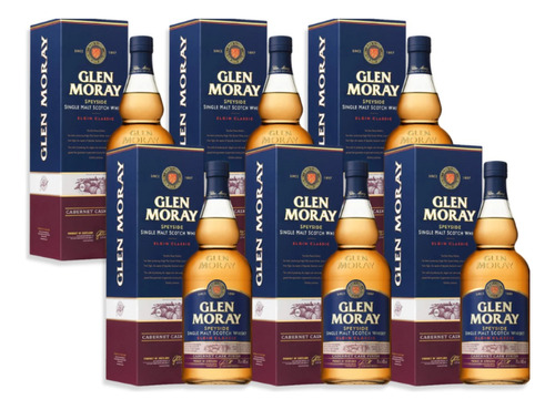 Whisky Glen Moray Elgin Classic Cask Finish 700ml Estuche X6