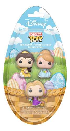 Figuras Disney Princess Pocket Pop! Mini-figure 3-pack