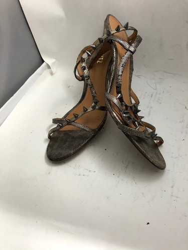Sandália Feminina Metalizada, Schutz