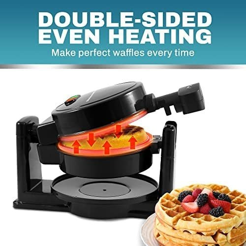 Máquina Para Hacer Gofres Elite Gourmet/negra