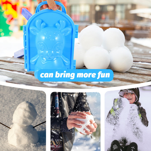 Molde De Nieve Snowball Fight, 2 Unidades