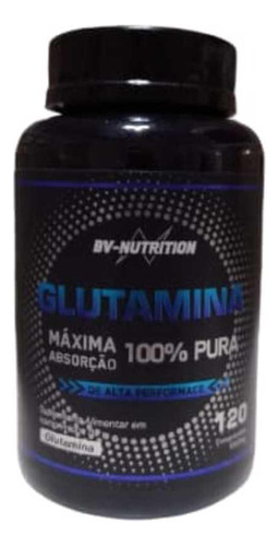 Glutamina 100% Pura Pote 120 X 1000mg Bv-nutrition